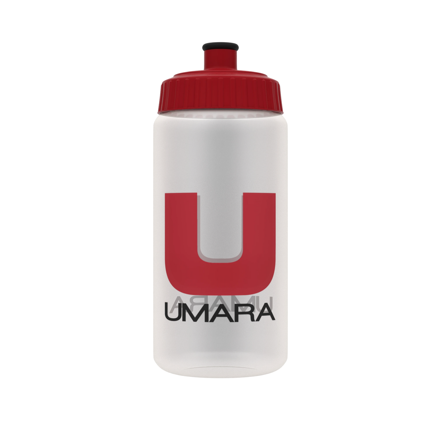 Vattenflaska 500 ml av märket Umara. Genomskinlig