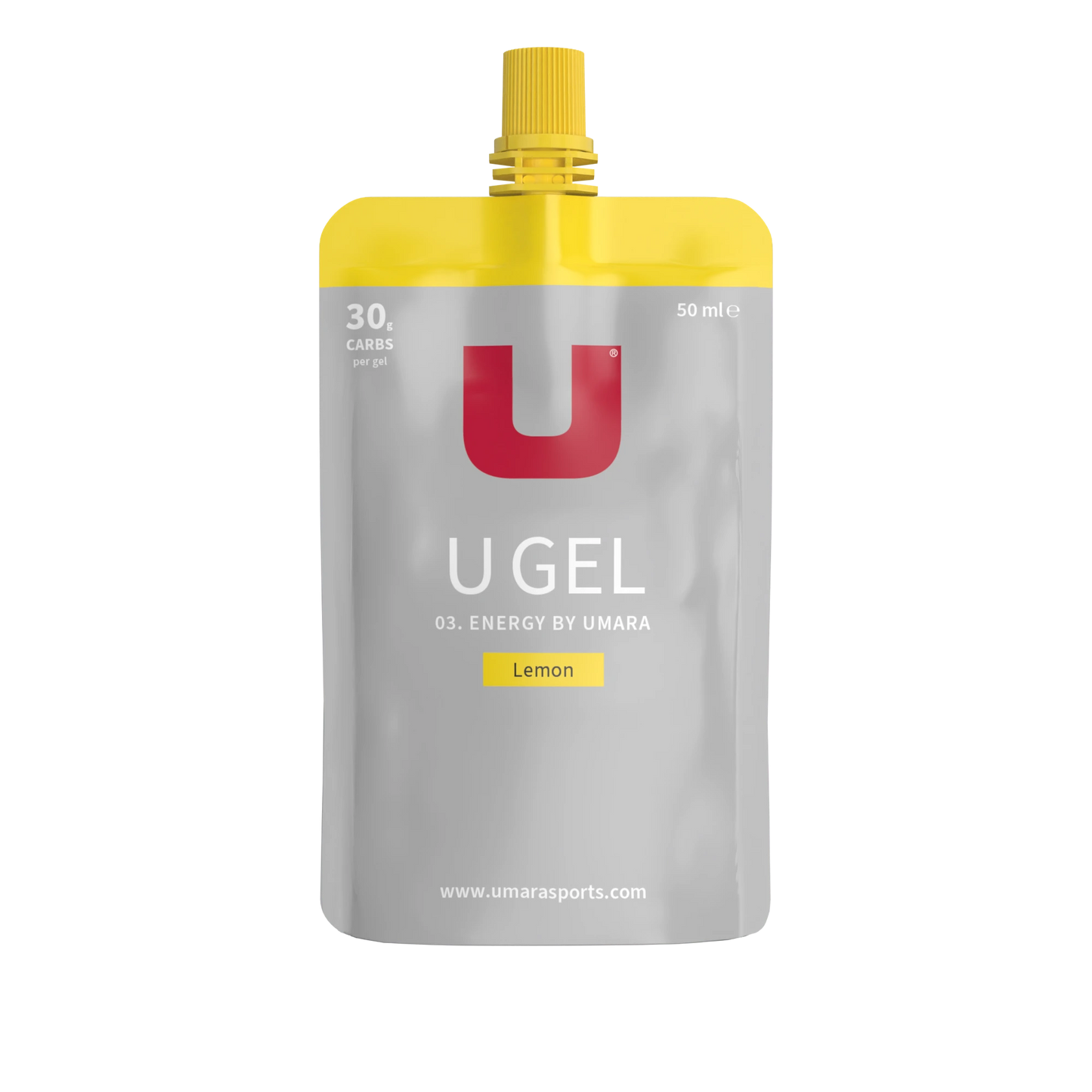 U Gel Citron 30g Carbs – Energigel med elektrolyter