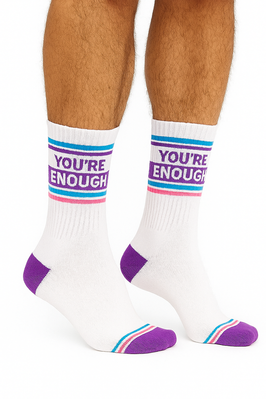YOU ARE ENOUGH Löp- och gymstrumpor