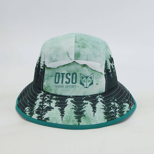 Bucket-löparhatt - skogsgrön
