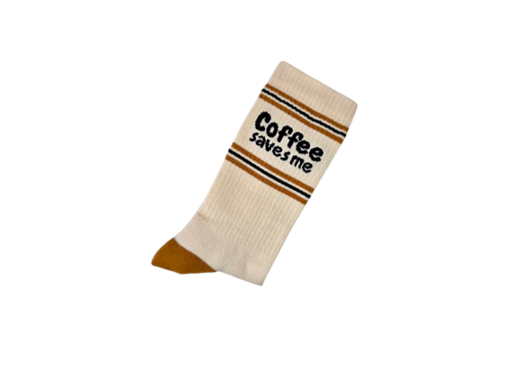 COFFEE SAVES ME - Löparstrumpor