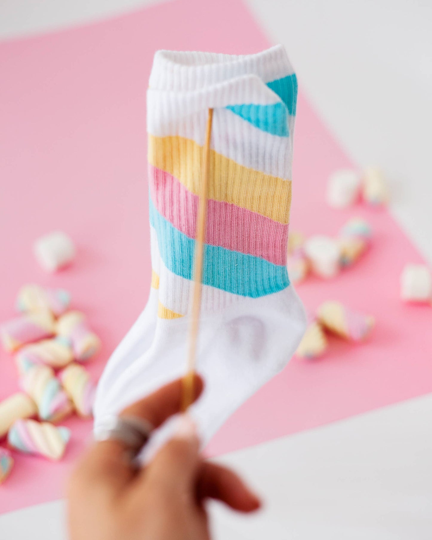Marshmallow-Löparstrumpor