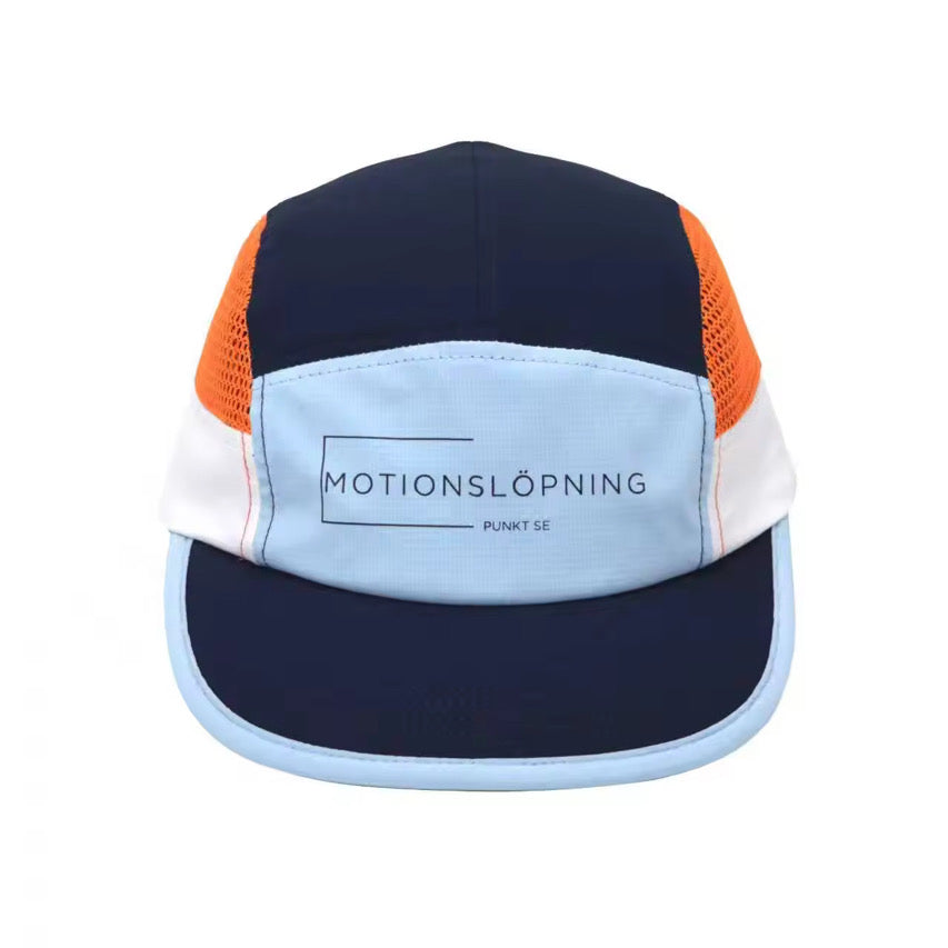 Löparkeps Our Brand (ljusblå/svart/orange)