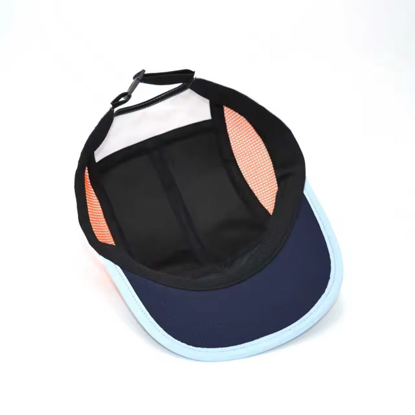 Löparkeps Our Brand (ljusblå/svart/orange)