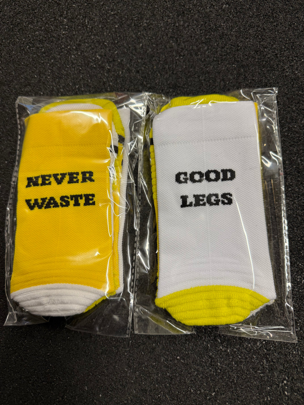 Löparstrumpor ”Never waste good legs”