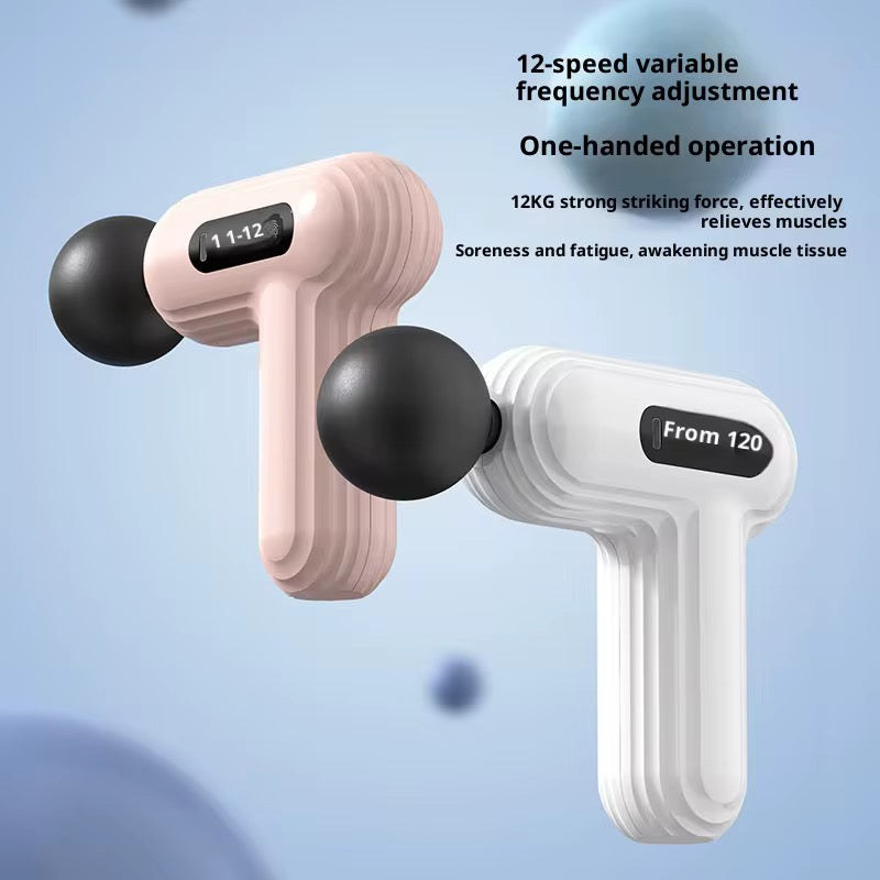 Bild på två olika massagepistoler