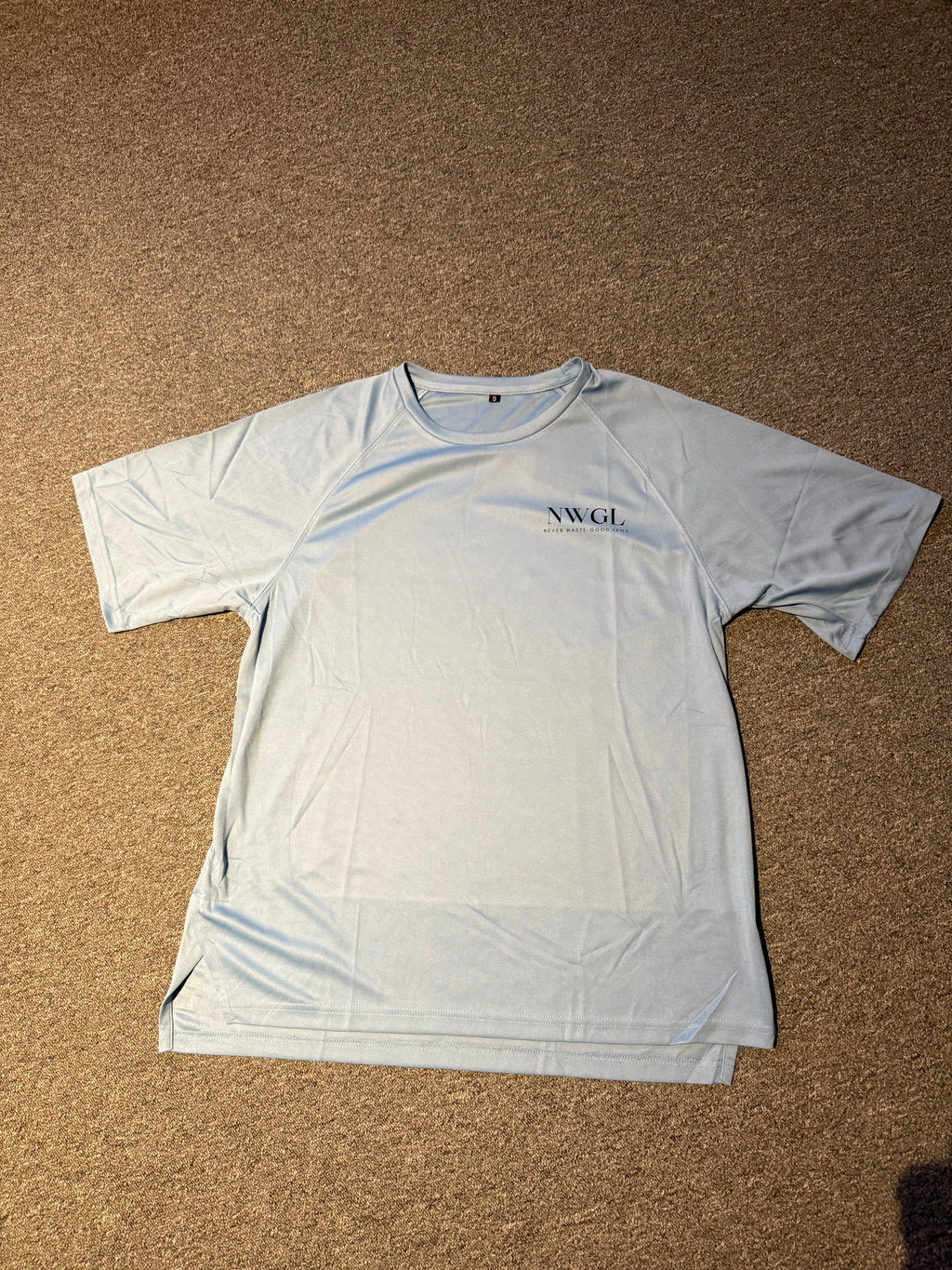 Oversized t-shirt (NWGL) unisex, north card blue