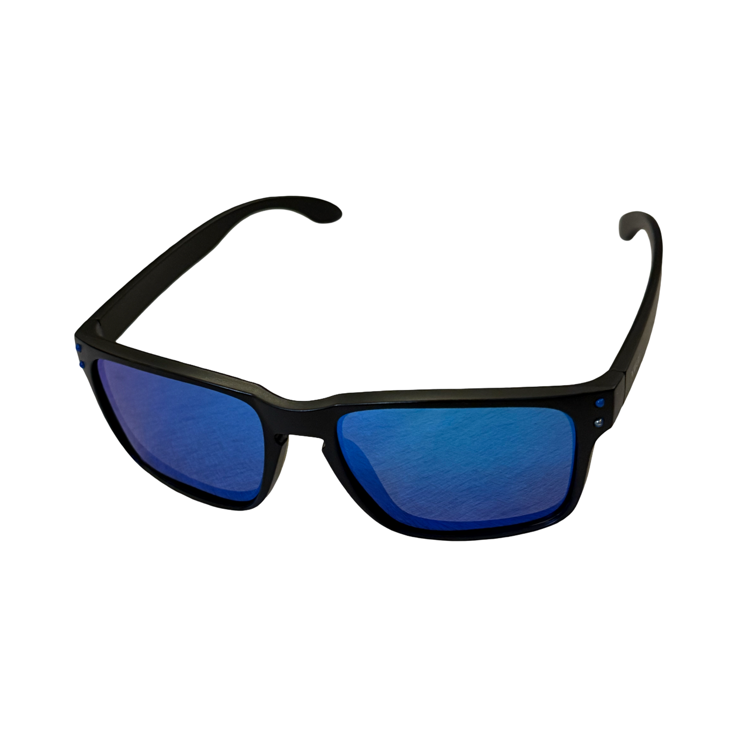 Solglasögon med blått glas