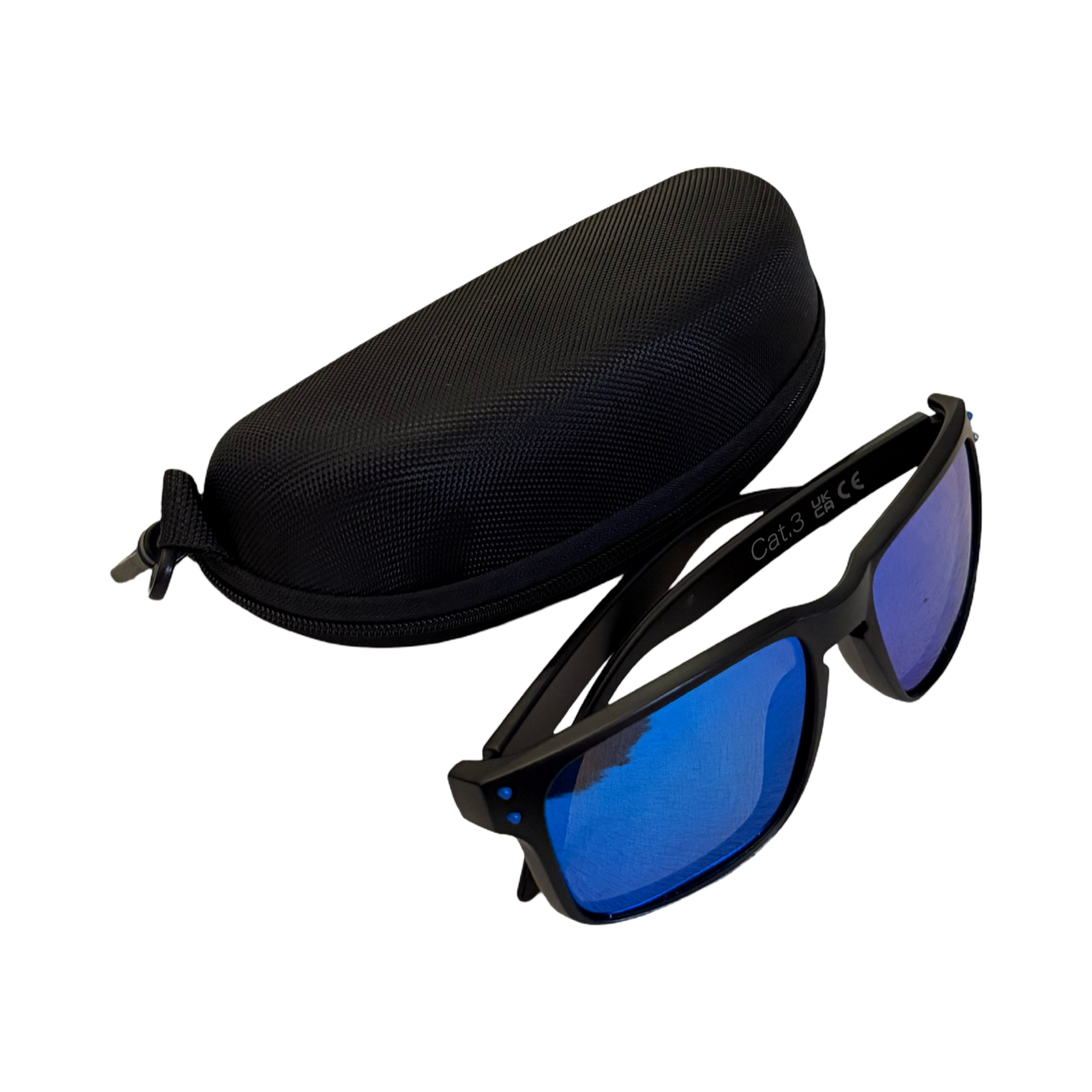 Solglasögon med tillhörande förvaringsbox