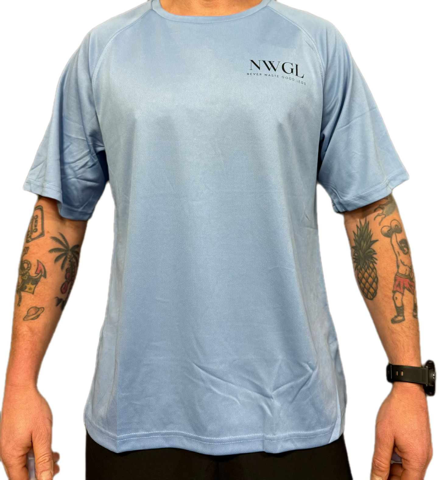 Oversized t-shirt (NWGL) unisex, north card blue