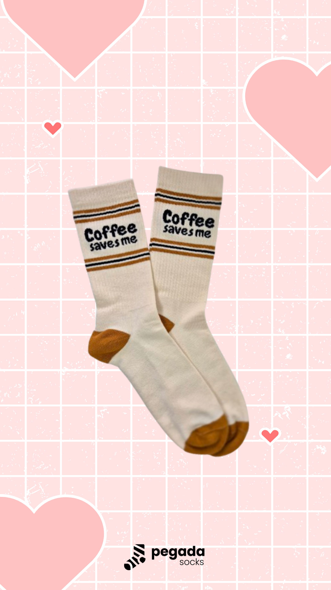 COFFEE SAVES ME - Löparstrumpor