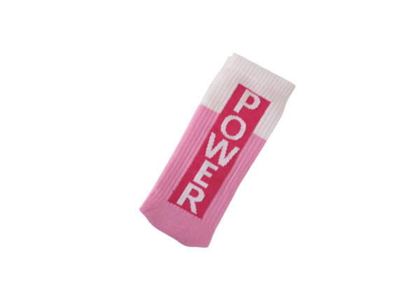 GIRL POWER Rosa Sportstrumpor - Löpning & Träning