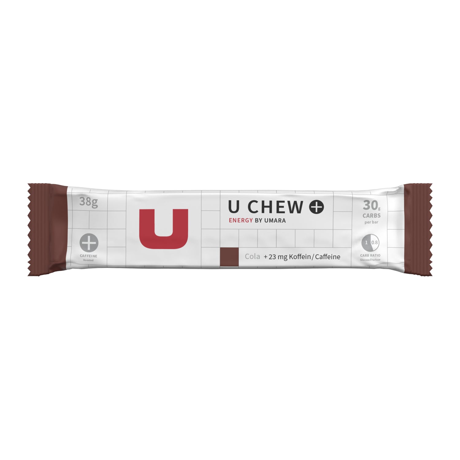 U Chew Cola koffein (30 g Carbs)