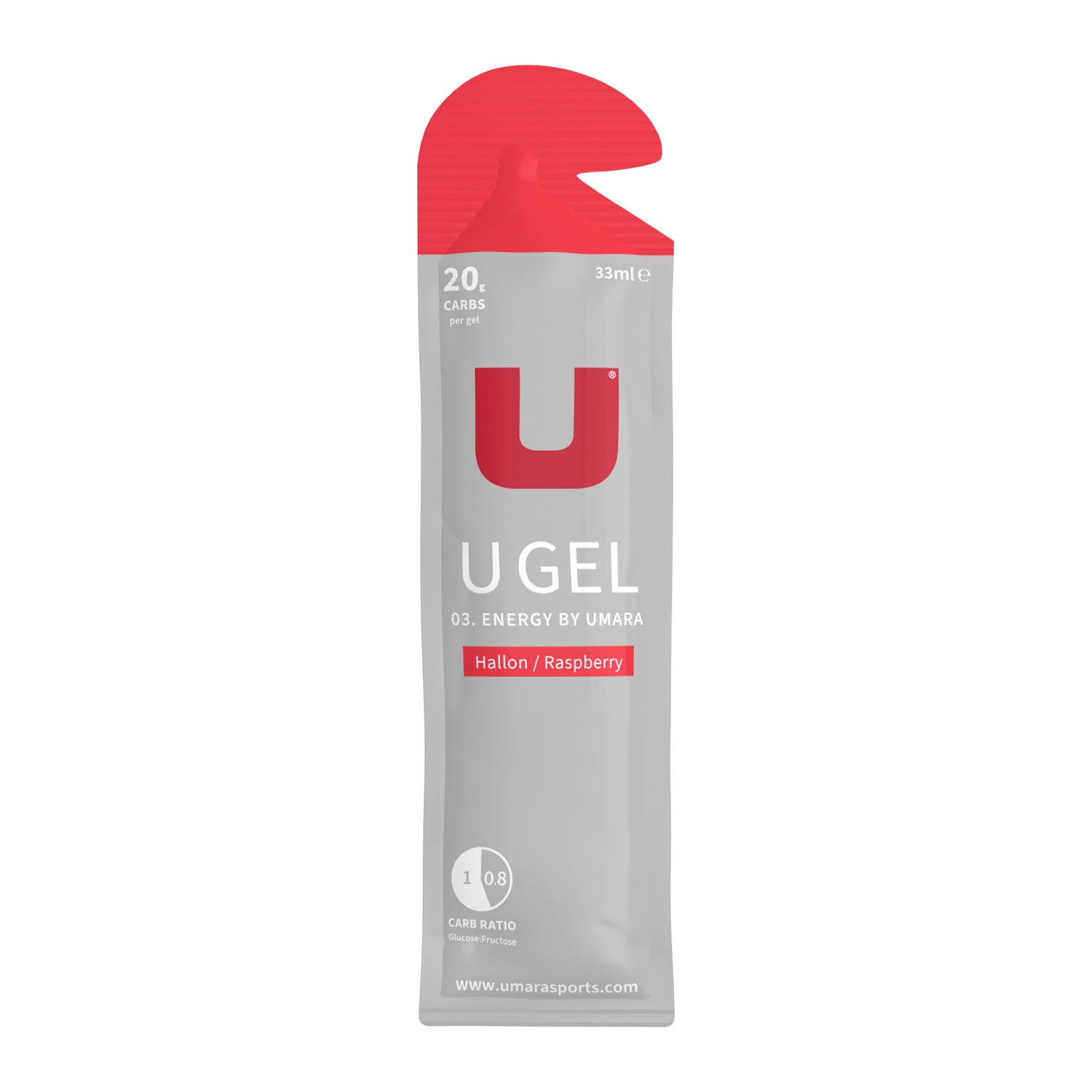U Gel Hallon (20 g Carbs)